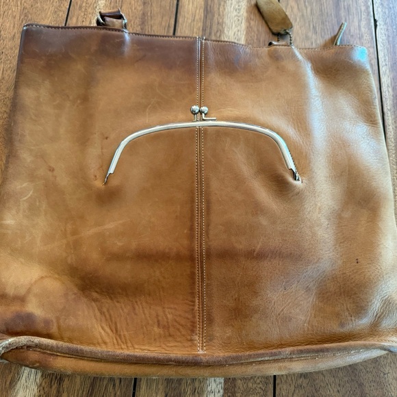 VINTAGE COACH CAMEL BROWN PURSE - Picture 1 of 7